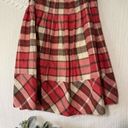 Talbots  Skirt A-Line Pleated Plaid Pattern 4 Photo 3