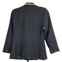 Oleg Cassini  double breasted blazer black 8 Photo 2