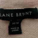 Lane Bryant  Sweatshirt Womens 14/16 Blush Pink I am Intelligent Inspirational Photo 5