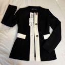 Zara Black and White Blazer Photo 0