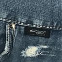 Silver Jeans  Co Denim Boyfriend Distressed Blue Jean Shorts Cuffed Women’s 26 Photo 3