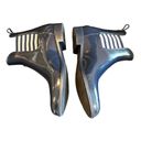 London Fog  PICCADILLY NAUTICAL BLUE WHITE ANKLE WATERPROOF RAIN BOOTIES 10 Photo 2