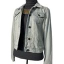 I Love H81  Denim Trucker Jacket Light Wash Women’s Size Small Photo 2