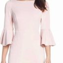 Harper  Rose Women's Pink Blush Bell Sleeve Bateau Neck Sheath Dress NWT Sz 8 Photo 0