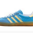 Adidas Samba Sneakers Blue And Yellow Suede Photo 3