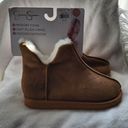 Jessica Simpson Tan Plush Memory Foam Booties, Women's 7-8 Photo 1