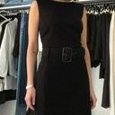 Calvin Klein Belted Midi Dress Black Size 12 Photo 2