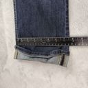 Apt. 9  Capri Jeans Womens 12 Blue Straight Leg Denim Cuffed Rhinestone Bedazzled Photo 10