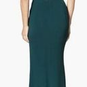 Dress the Population NWOT  IRIS slit crepe maxi gown v neck size M green Photo 1