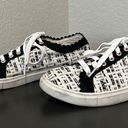 Jack Rogers  Teagan Sneakers Black and White Tweed, Size 8.5 Photo 1