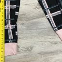 secret treasures Black with Gray & Pale Pink Plaid Long Sleeve Long Pant Pajamas Photo 13