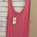 Max Studio NWT  Coral Pink Tank XL Photo 0