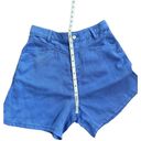 Mango MNG blue high rise 4” inseam lyocell linen blend shorts sz 4 NWT Photo 4