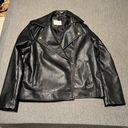 Universal Threads Black Leather Jacket Photo 0