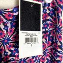 Juicy Couture  Ditsy Daisy Floral Silk Maxi Skirt Size 6 Pink Red New Black Label Photo 5