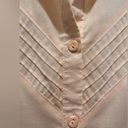 Preview International VTG ‘90s  Light Pink Sleeveless Collared Button-Up Blouse Photo 4