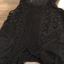 ANGL  black crochet top. New !! Photo 6