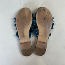 Rothy's - Triple Band Teal Blue Fringe Sandals Summer Vacation Resort Boho Photo 5