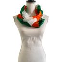 Irish Flag Color Block Ladies Unisex Fashion Scarf Green White Orange Size OSFM Photo 1