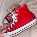 Converse Red  High Tops Photo 3