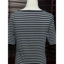 Tommy Hilfiger  T-Shirt Women's XL Blue Stripe Short Sleeve Scoop Neck Cotton Photo 6