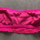 Gilly Hicks  Bright Pink Lace Unlined Bandeau--XS Photo 5