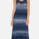 Vince NEW  Striped Cotton Space Dye Maxi Dress LARGE Blue Vacation Loungewear Photo 0