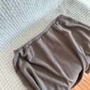 Suede Mini Skirt Brown Photo 4