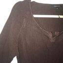 BCBGMAXAZRIA XL BCBG Max Azria Brown Scoopneck L/S Sweater BNWT Photo 1