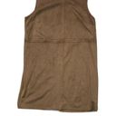 Kensie  Brown Faux Suede Sleeveless Jewel Neck Micr Photo 5