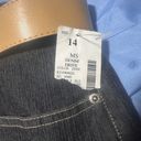 L.A. Blues NWT  Brand Denim Pencil Skirt With Pockets Button Zipper Closure Size 14 Photo 3