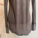 Treasure & Bond  Lightweight Ribbed Button Henley Womens L Olive Green Casual Photo 8