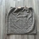 EXPRESS NWOT  L Brown Tweed High Rise Mini Skirt Photo 0