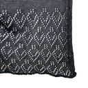 Liz Claiborne  Scarf Wrap Black Crochet 78" x 24" New Photo 4