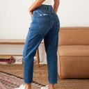 American Eagle  Emotional Blue Curvy High Waist Mom Jeans Size 16 Photo 1