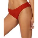 Radio Fiji  Santa Fe Thalia Cheeky Bikini Bottom, Red Size L New w/Tag Photo 0