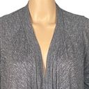 Vince marled grey and silver waterfall, open cardigan sweater. Size Medium. EUC Photo 1