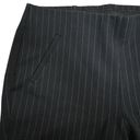  Womens 14 Chico's 2.5 Navy Blue Pin Stripe Pull On Dress Pants Photo 5