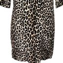 Equipment  Femme Womens Aubrey Dress Leopard Print Silk Shift 3/4 Sleeves Size XS Photo 3