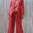 Veronica Beard  Melon NOEL Pleated Woven Viscose Trousers Size 8 Pants Photo 8