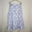 Gap  Bohemian Peasant Floral Tiered Women 8 Cottagecore Midi High Rise Skirt Photo 1