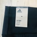 Adidas NWT  black 3/4 cropped tight high rise leggings sz small Photo 3