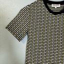 Opening Ceremony  Women’s Green Geometric Textured Baby Tee Photo 3