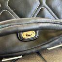 Bijoux Terner faux leather, braided strap, turnlock, mini emo, goth shoulder bag Photo 7