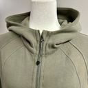 Lululemon  Half Zip Oversized Scuba Hoodie Sweatshirt Grey Sage Medium/Large M/L Photo 2