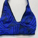 Free People Intimately  Bralette Printed blue black halter Size XS Photo 2