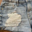 frame denim  distressed jean shorts size 25 Photo 5