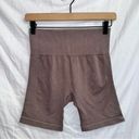 Joy Lab Mocha Brown High Waisted Seamless Athletic Bike Shorts size small Photo 0