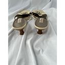 Brighton  vintage ivory embellished sandals women’s size 9 Photo 3