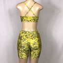 Zuliana Designer Activewear Two Piece Set Made In USA NWT Yellow Photo 5